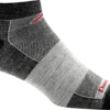 Darn Tough Men's No Show Light Running Socks - Charcoal (1437-Charcoal)