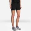 Brooks Women's Chaser 5" 2-IN-1 Short - Black (221464001)