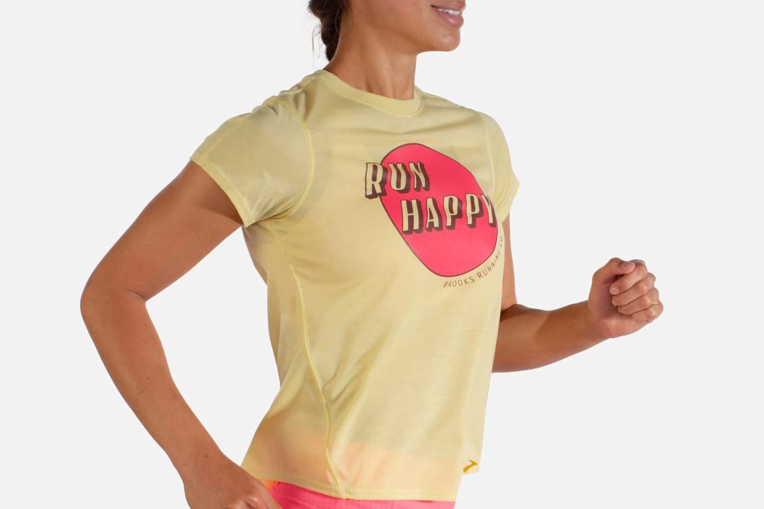 Brooks Women's Distance Graphic Short Sleeve (221469) - Image 2