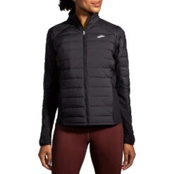 Brooks Women's Shield Hybrid Jacket - Black (221557001)