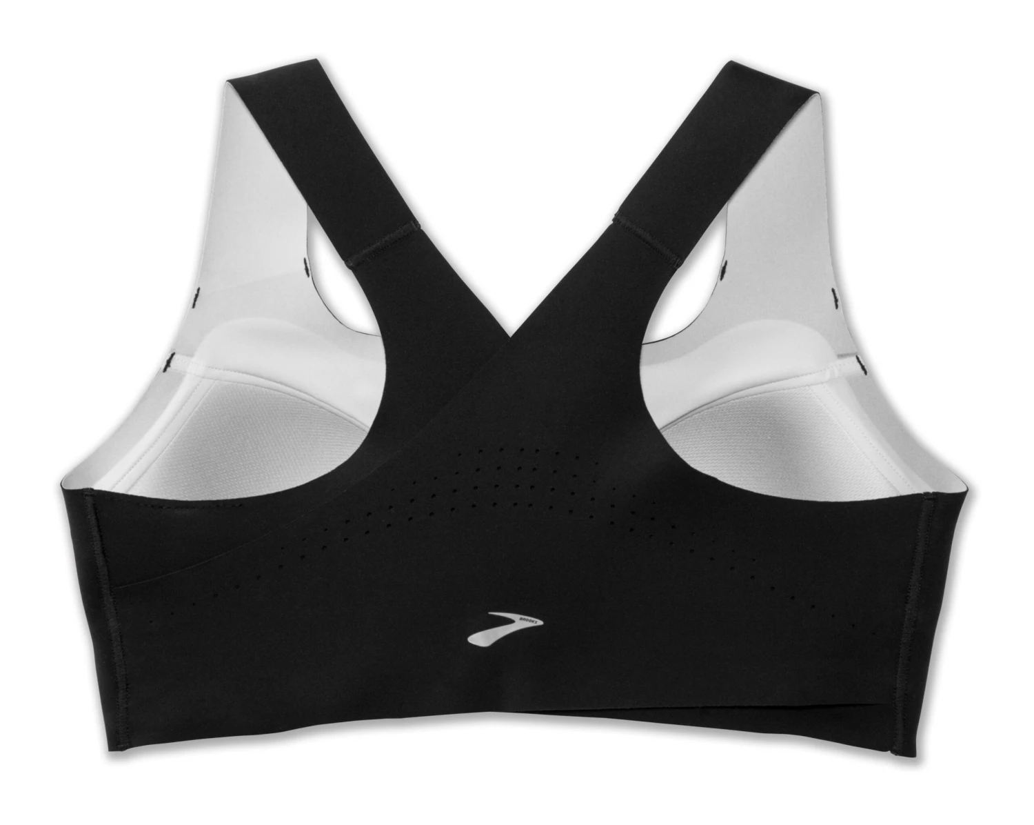 Brooks Women's Dare Zip Run Sports Bra - Black (350075001) - Image 6