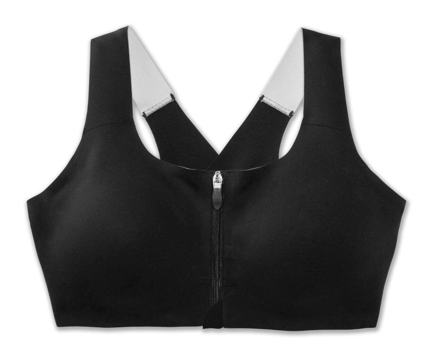 Brooks Women's Dare Zip Run Sports Bra - Black (350075001) - Image 5