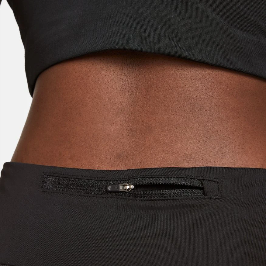 Nike Women's Mid-Rise Fast Crop Running Leggings - Black (CZ9238-010) - Image 4