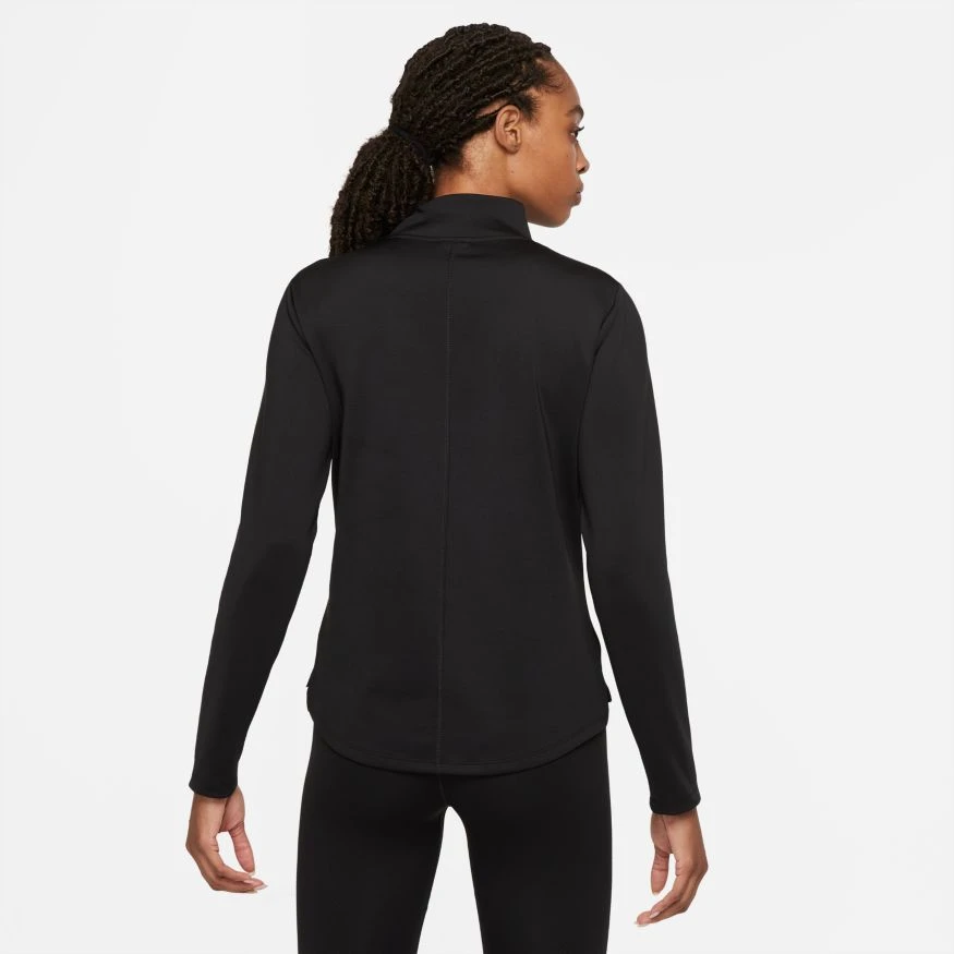 Nike Women's Therma-Fit One Long-Sleeve 1/2 Zip Top (Plus Sizes) - Black (DN2239-010) - Image 2