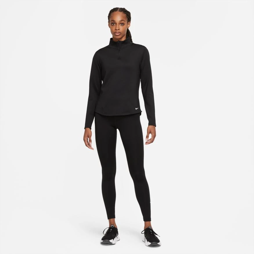 Nike Women's Therma-Fit One Long-Sleeve 1/2 Zip Top (Plus Sizes) - Black (DN2239-010) - Image 3