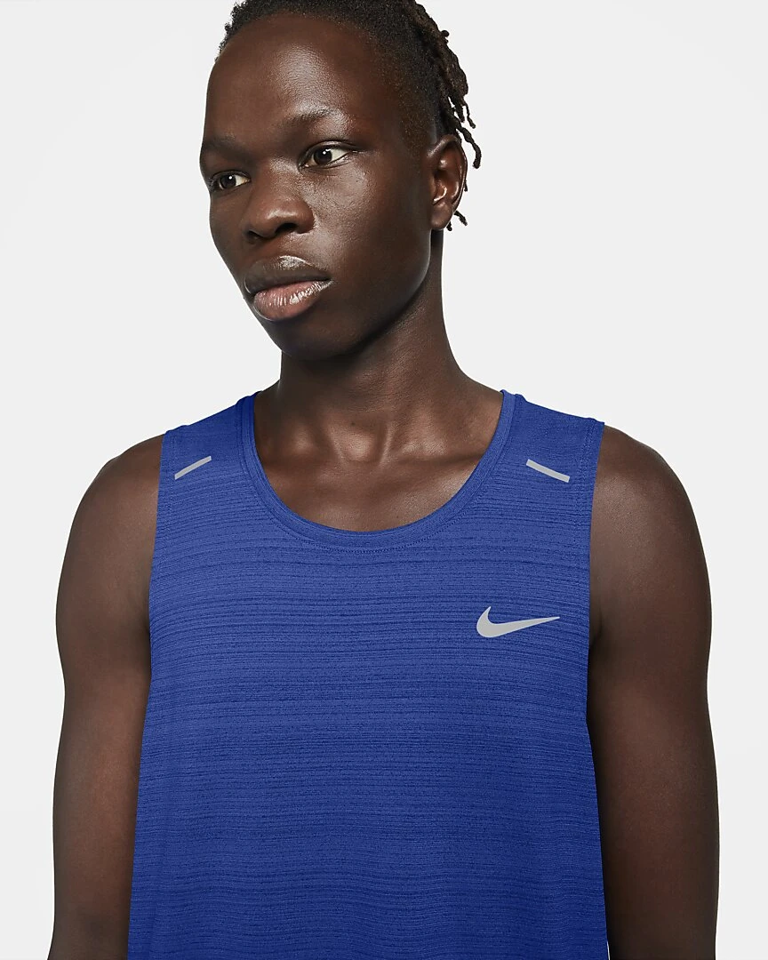 Nike Men's Dri-FIT Miler Tank - Game Royal (CU5982-480) - Image 3