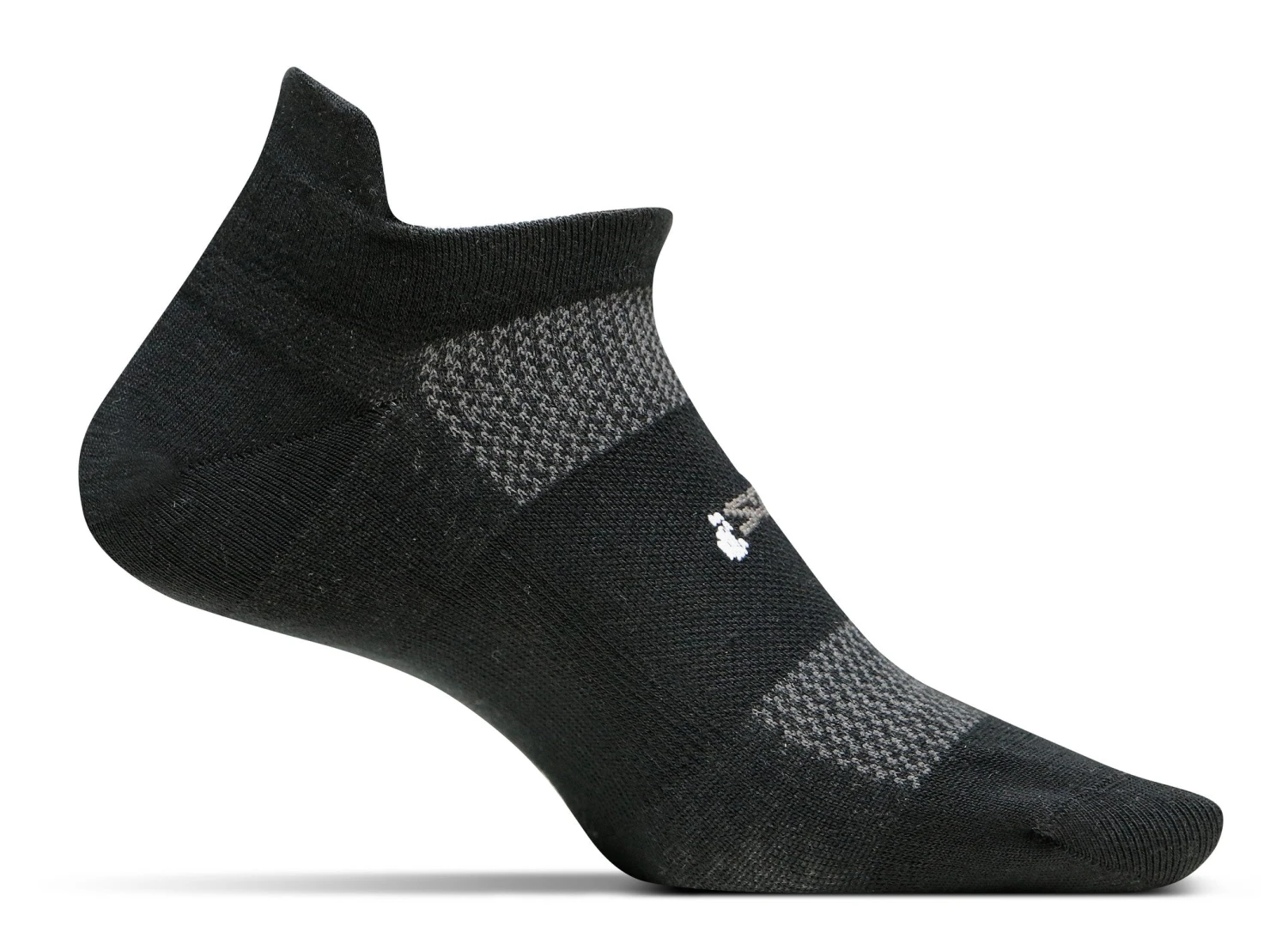Feetures! High Performance Ultra Light No-Show Tab Running Socks - Black (FA5501)