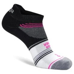 Balega Women's Grit And Grace Further Togethers Running Socks - Black/White/Pink (7494-3283)